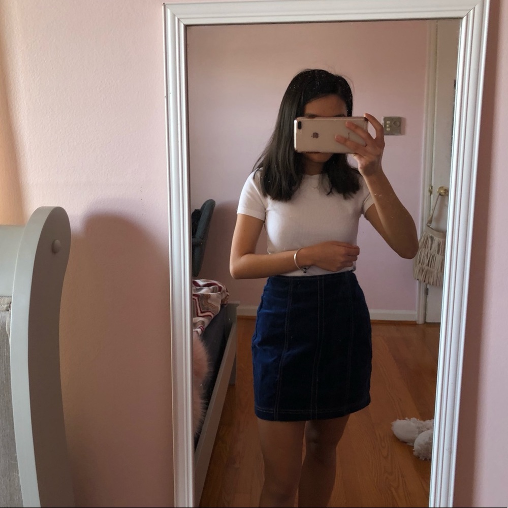 Denim skirt